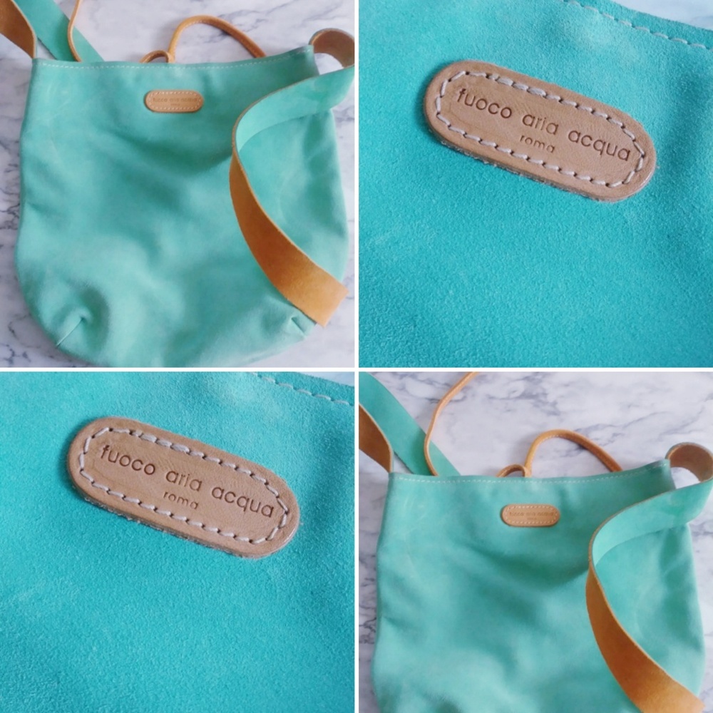 Italian Handmade Beautiful Turquoise Color Purse